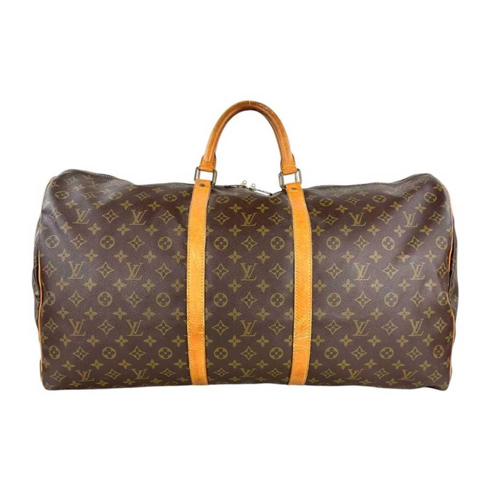 Louis Vuitton Keepall cloth travel bag - image 2