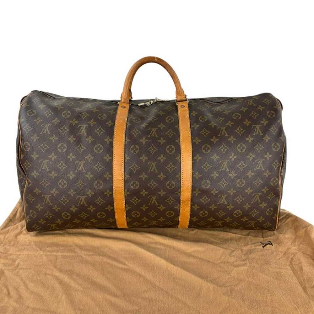 Louis Vuitton Keepall cloth travel bag - image 4