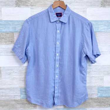 UNTUCKit UNTUCKit 100% Linen Short Sleeve Shirt Bl