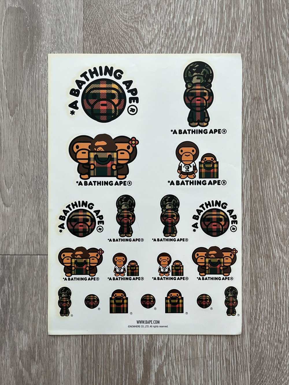 Bape × Nigo 2008 Bape Stickers - image 2