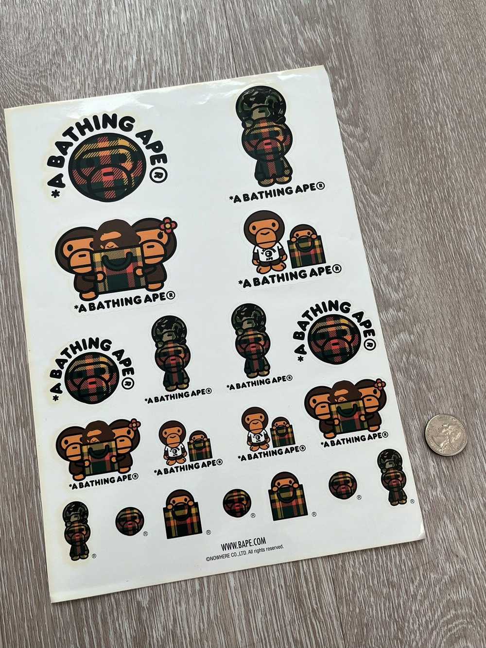 Bape × Nigo 2008 Bape Stickers - image 3