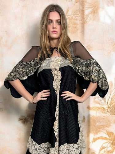 Aria, 20s butterfly wings sequins cape