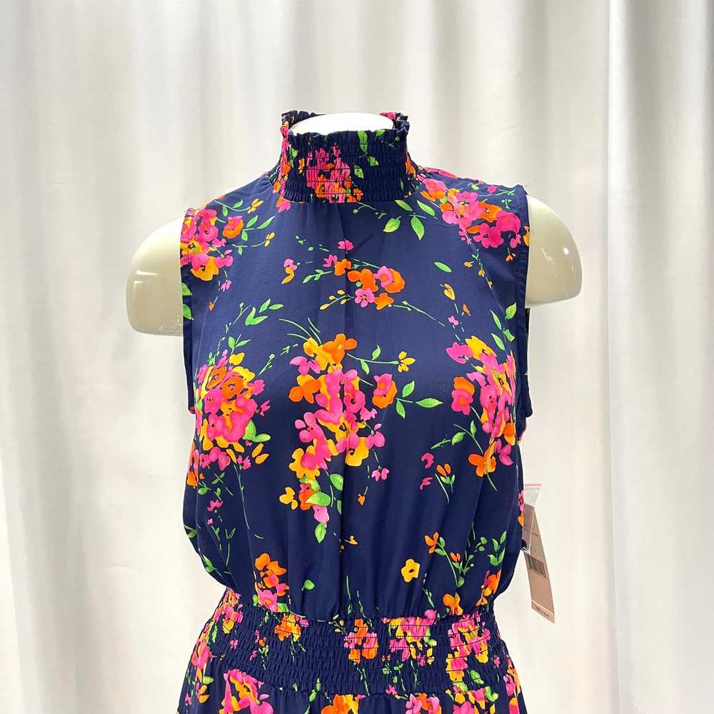 NWT Nanette Lepore Women's Sz 4 Navy Floral Print… - image 2