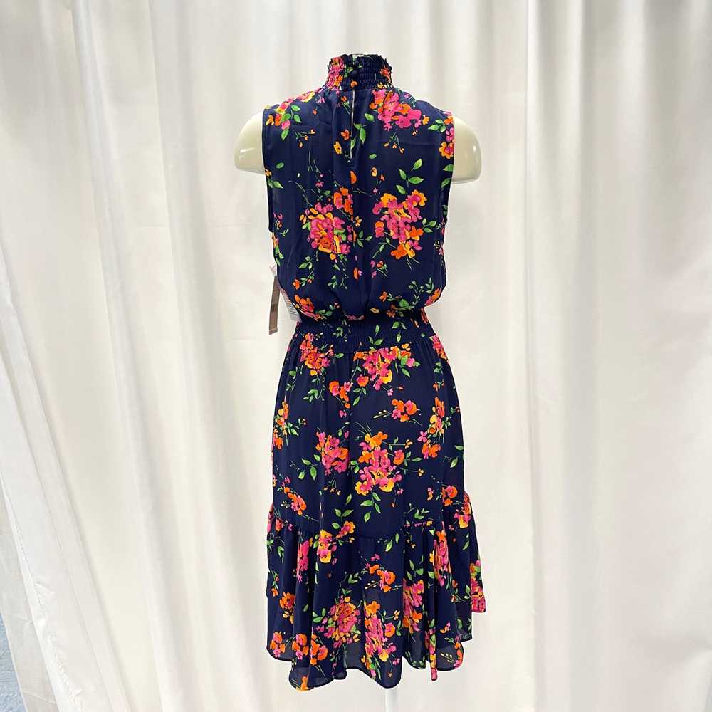 NWT Nanette Lepore Women's Sz 4 Navy Floral Print… - image 3