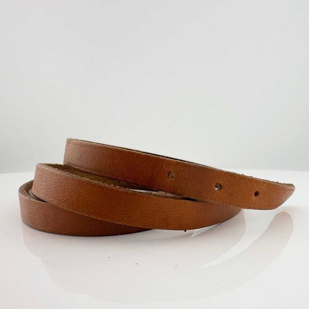 Hermes Hermes Leather Band Wrap Around Bracelet -… - image 11