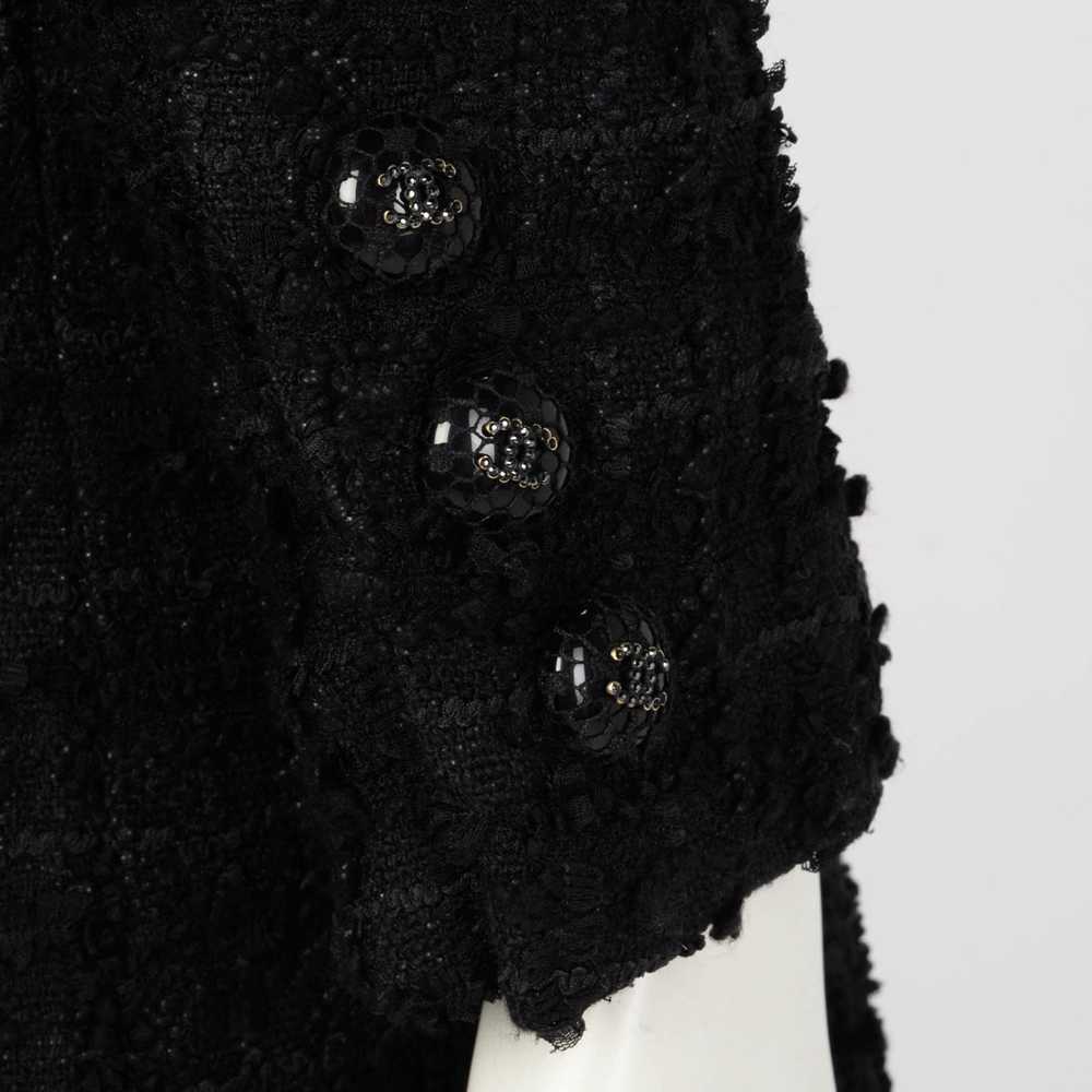 Chanel Black Fantasy Tweed D.B. Jacket FR 34 - image 6