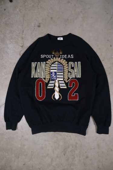 80's KANSAI O2 刺繍セーター Rare!!! Vintage KANSAI O2 Kansai Yamamoto Japanese Brand