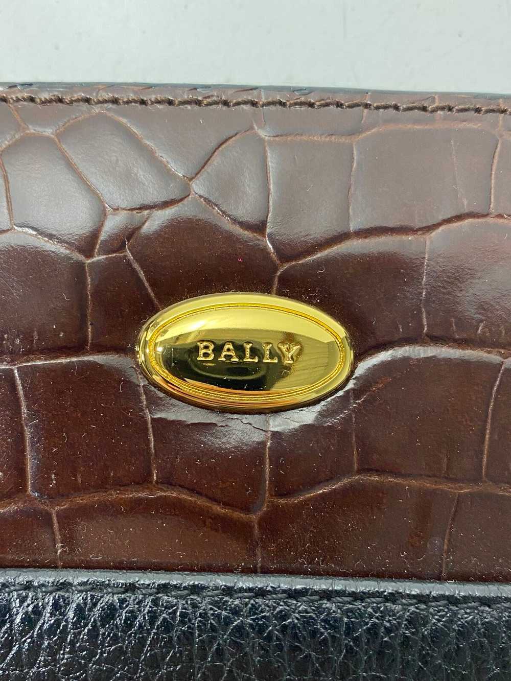 AUTHENTIC Bally Black Leather Kelly Shoulder Bag - image 4