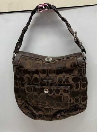 Coach Brown Canvas Chelsea Hobo Shoulder Bag