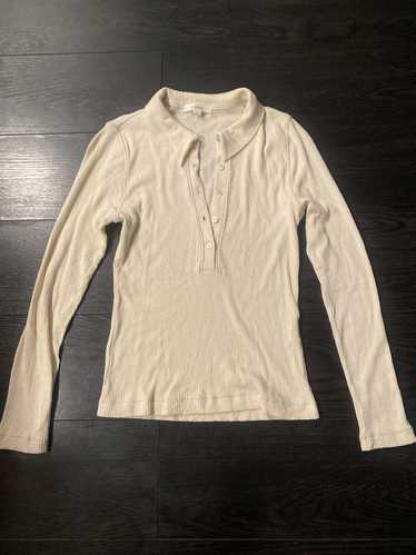 DŌEN Silk Noil Henley (S) | Used, Secondhand, Res… - image 1