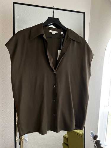 Vince Dolman Silk Sleeve Button Down (M) | Used,…