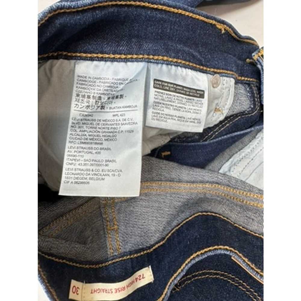 Levi's 724 High Rise Straight Jeans - Size 30 - image 9