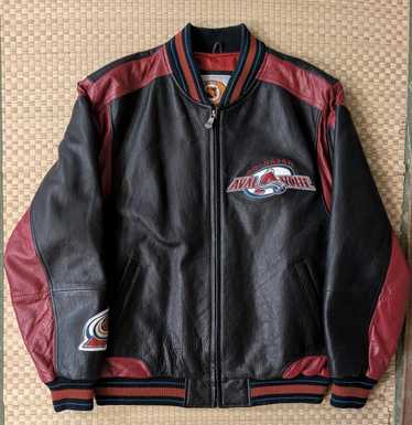 G Iii Vtg Official NHL Colorado Avalanche Leather 