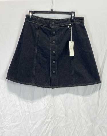 NWT AG Adriano Goldschmied Womens Black Kety Snap 