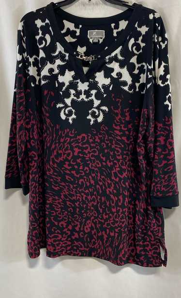 NWT JM Collection Womens Multicolor Animal Print L