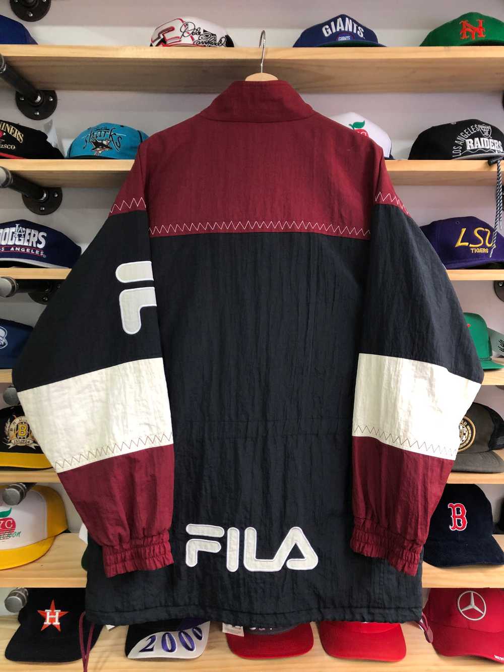 Vintage Fila Zip Up Windbreaker Parka Size XL - image 4