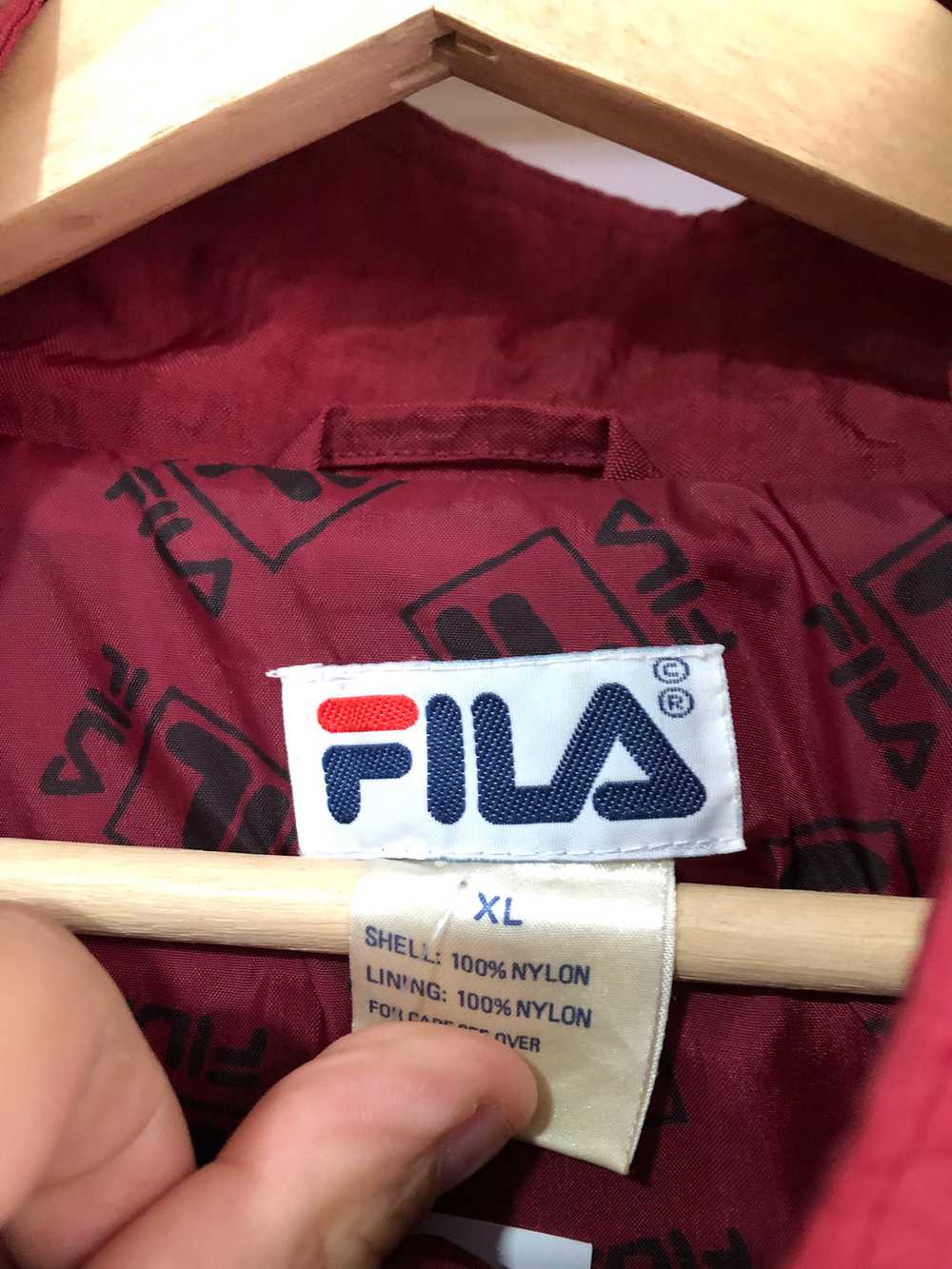 Vintage Fila Zip Up Windbreaker Parka Size XL - image 6