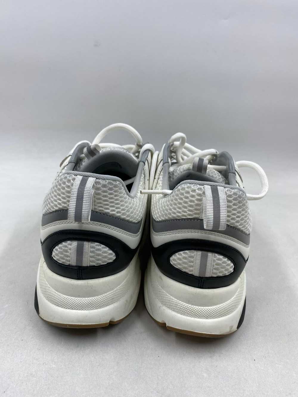 Authentic Christian Dior White Leather Sneaker M … - image 4