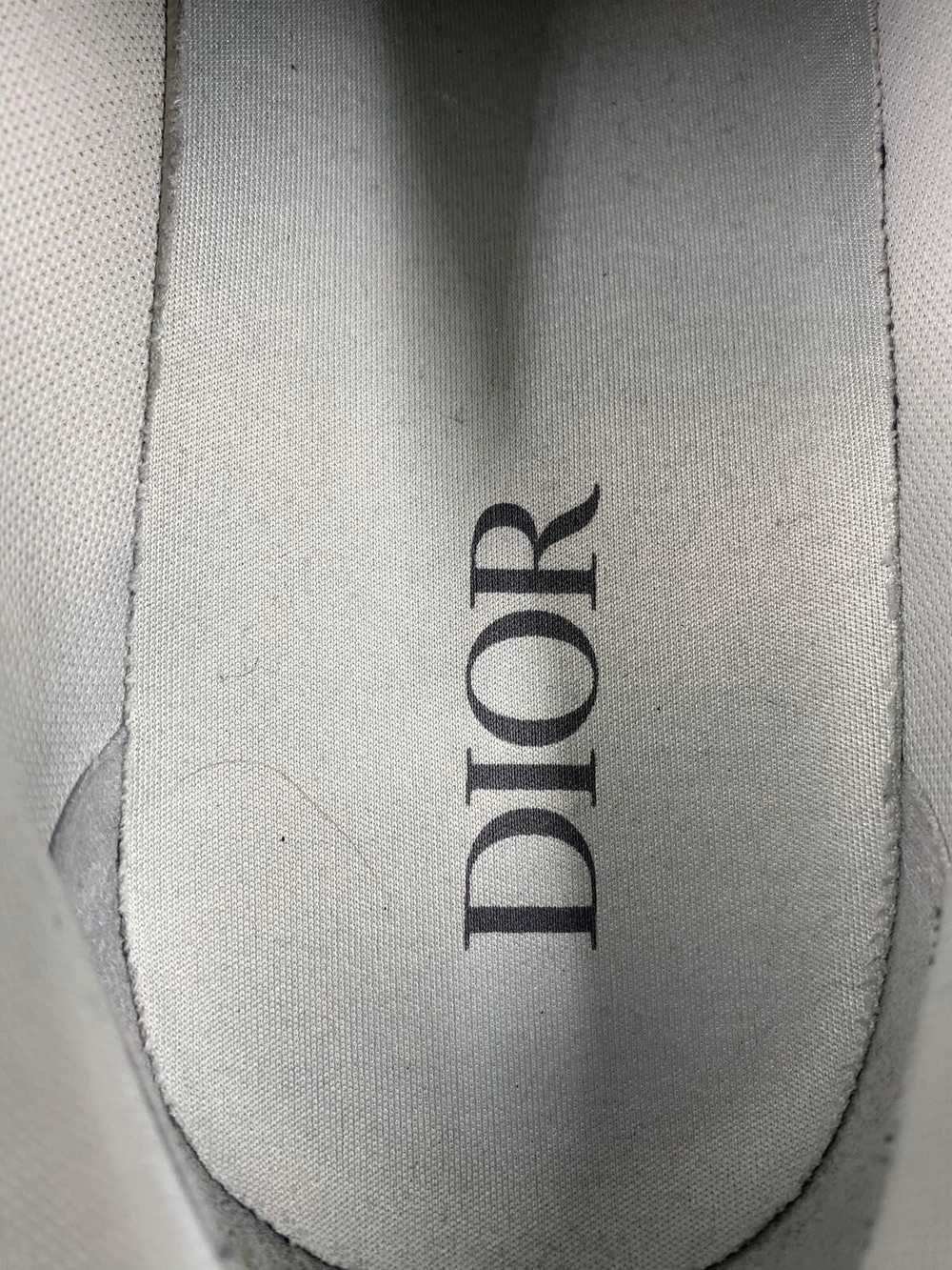 Authentic Christian Dior White Leather Sneaker M … - image 7