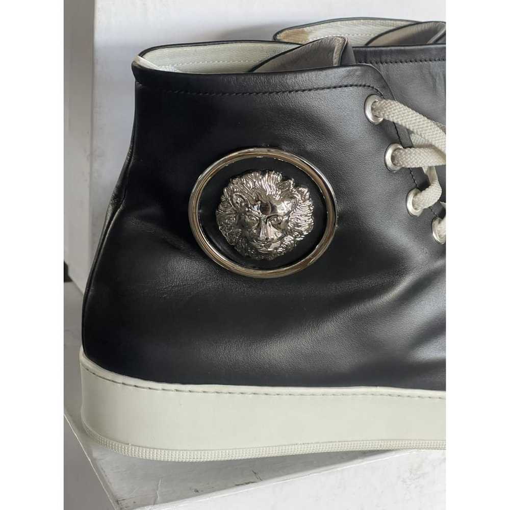 Versus Leather high trainers - image 4