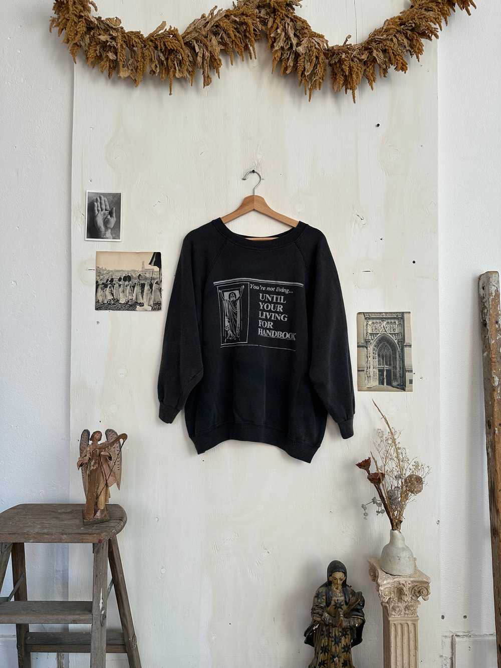 1990s Sunfaded Living Crewneck #15 (Boxy M/L) - image 2