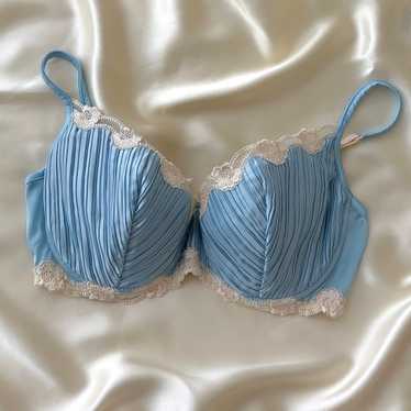 Vintage LA PERLA Sky Pleated Lace Bra - image 1