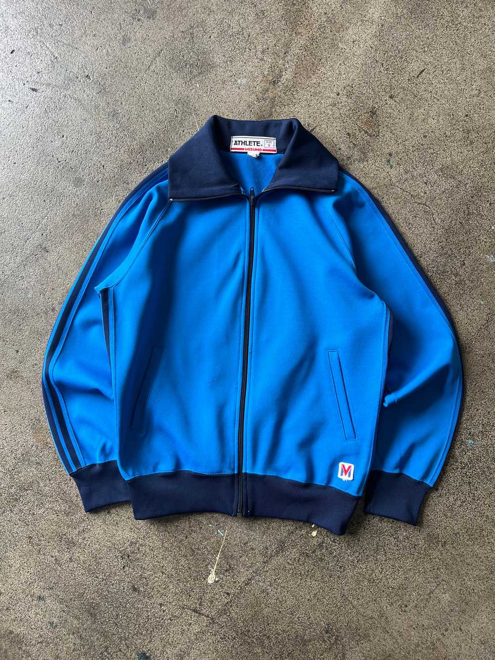 1980s Italian Blue Track Jacket - image 1