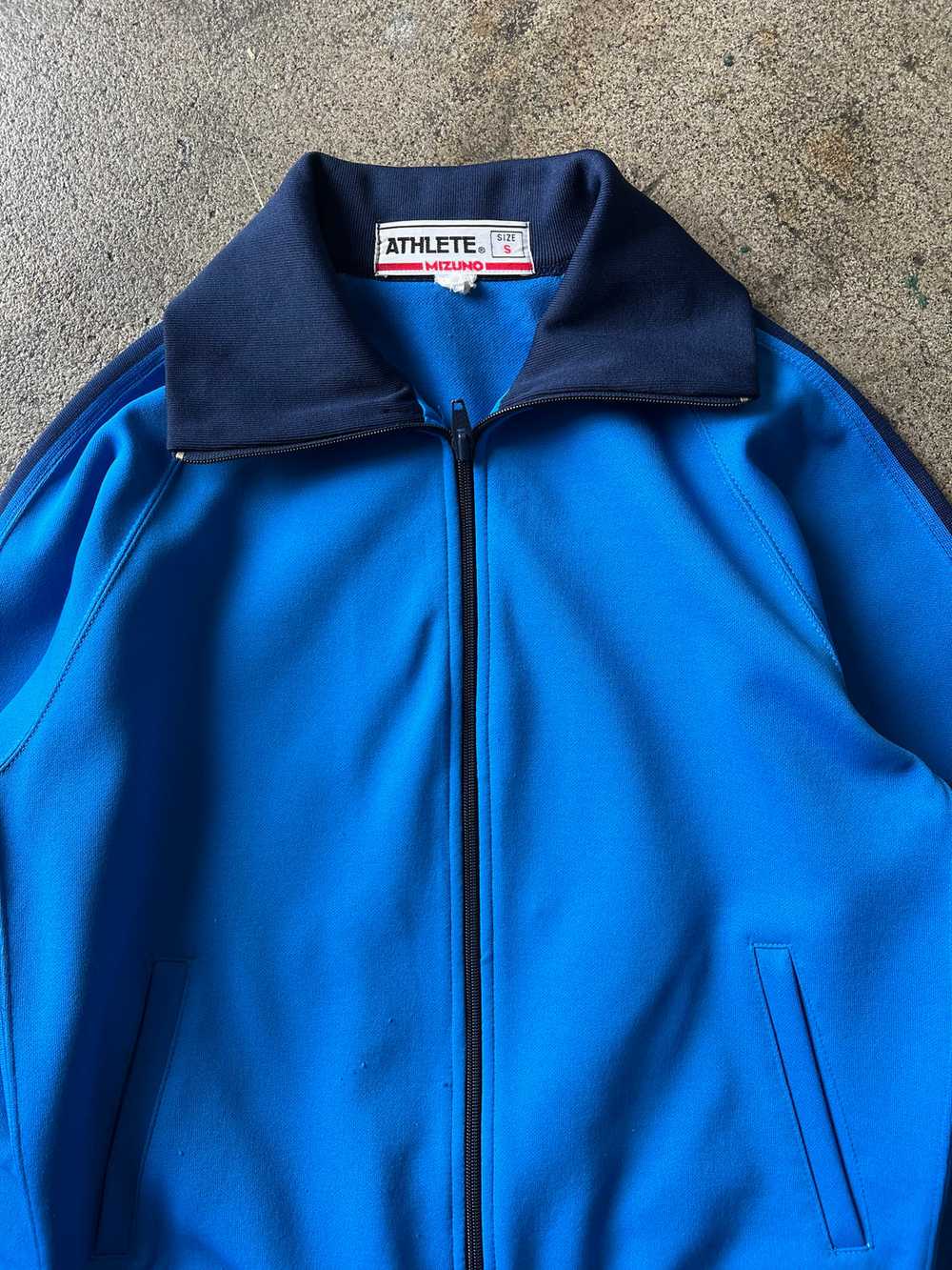 1980s Italian Blue Track Jacket - image 2