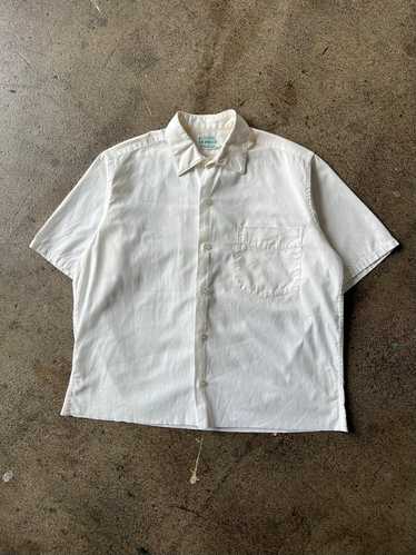 1960s Brent Sanforized Cropped White Shirt