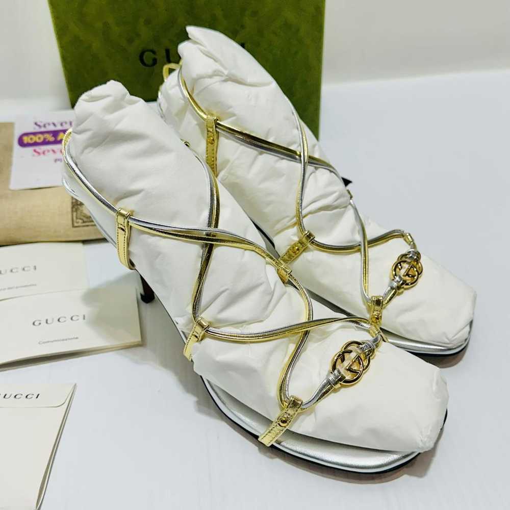 Gucci Leather sandal - image 7