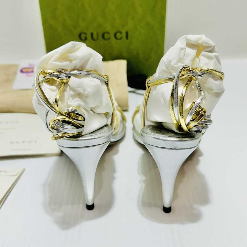 Gucci Leather sandal - image 8