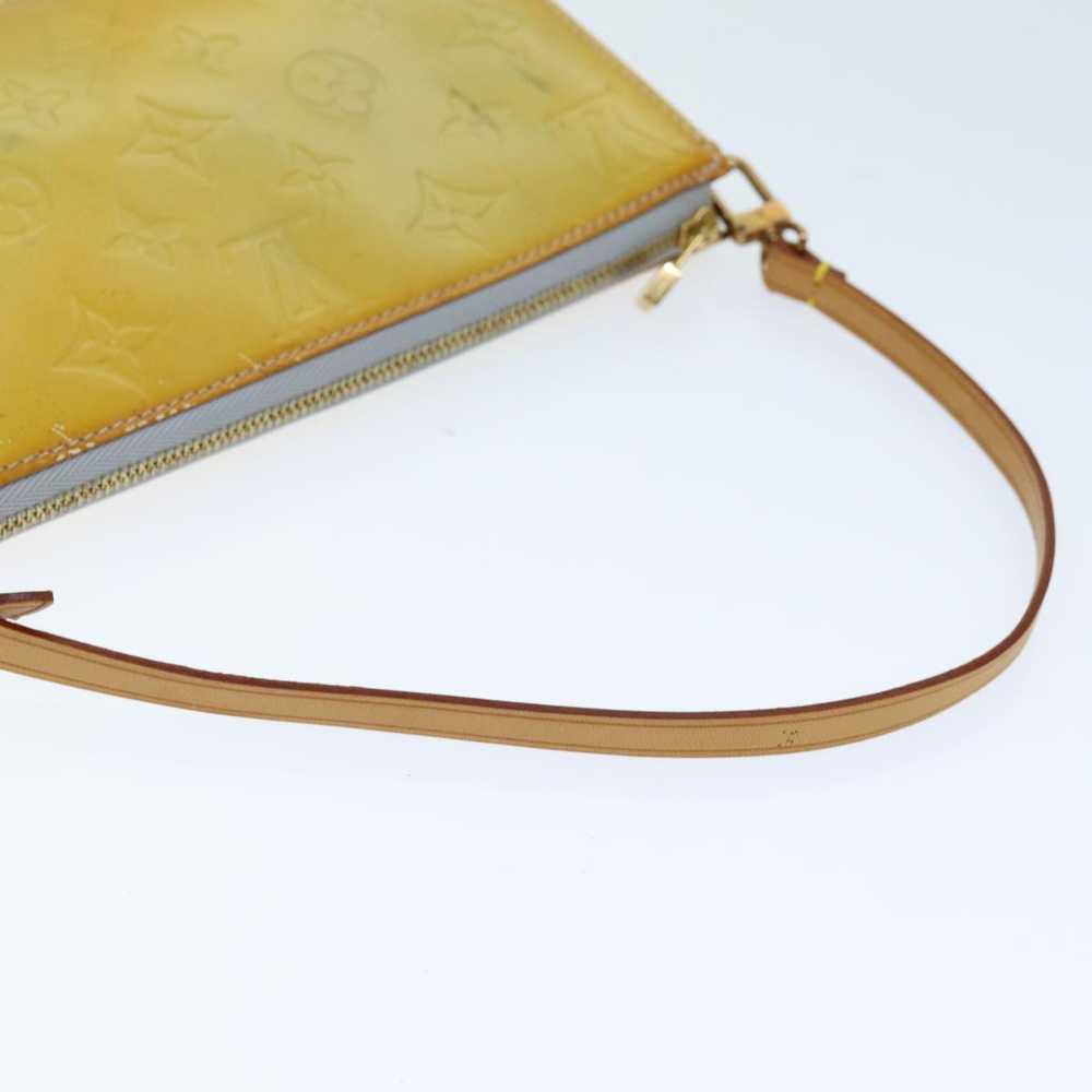 Louis Vuitton Lexington Yellow Patent Leather Clu… - image 10