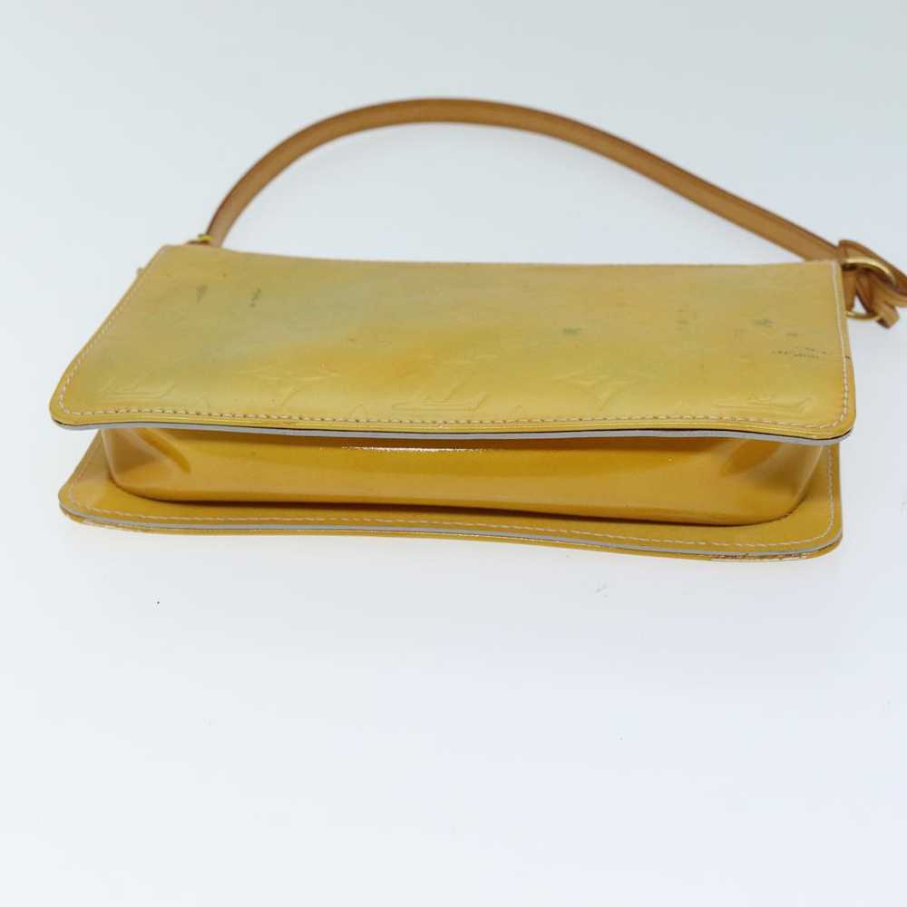 Louis Vuitton Lexington Yellow Patent Leather Clu… - image 3