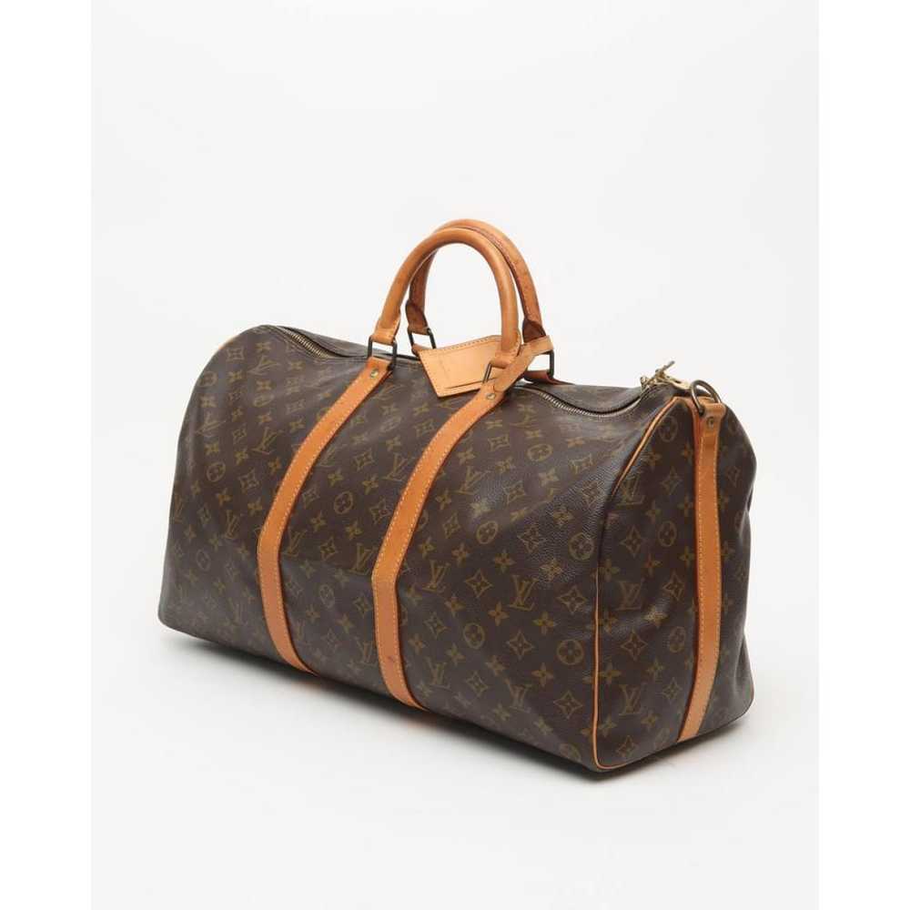 Louis Vuitton Keepall cloth travel bag - image 2