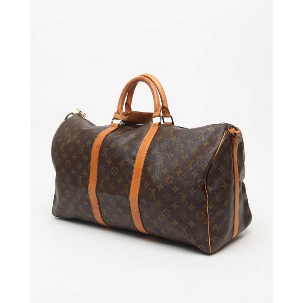 Louis Vuitton Keepall cloth travel bag - image 5