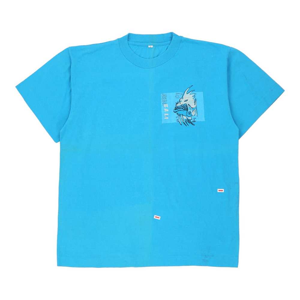 Single Stitch Bulldog Fish Unbranded Graphic T-Sh… - image 4