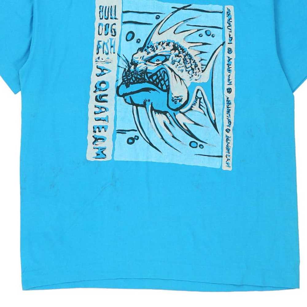 Single Stitch Bulldog Fish Unbranded Graphic T-Sh… - image 6