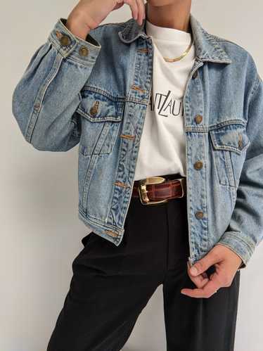 Sweet 90s Cropped Denim Jacket