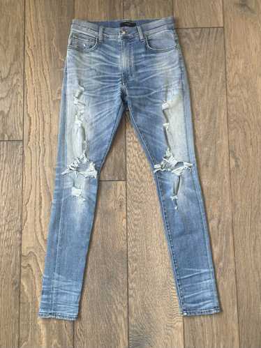 Amiri Amiri Distressed Skinny jeans