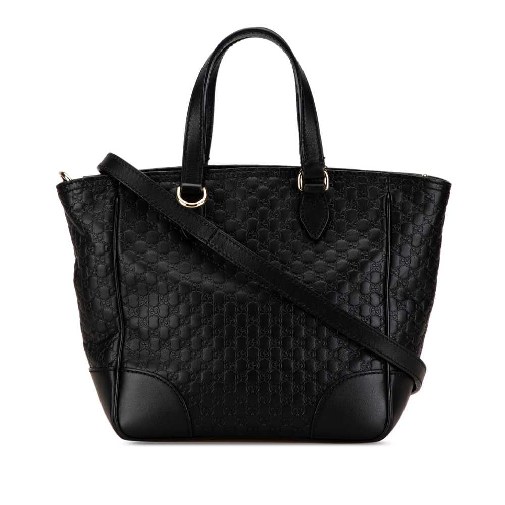 Black Gucci Microguccissima Bree Satchel - image 1