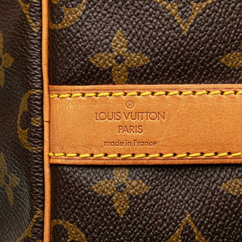 Brown Louis Vuitton Monogram Keepall Bandouliere … - image 5