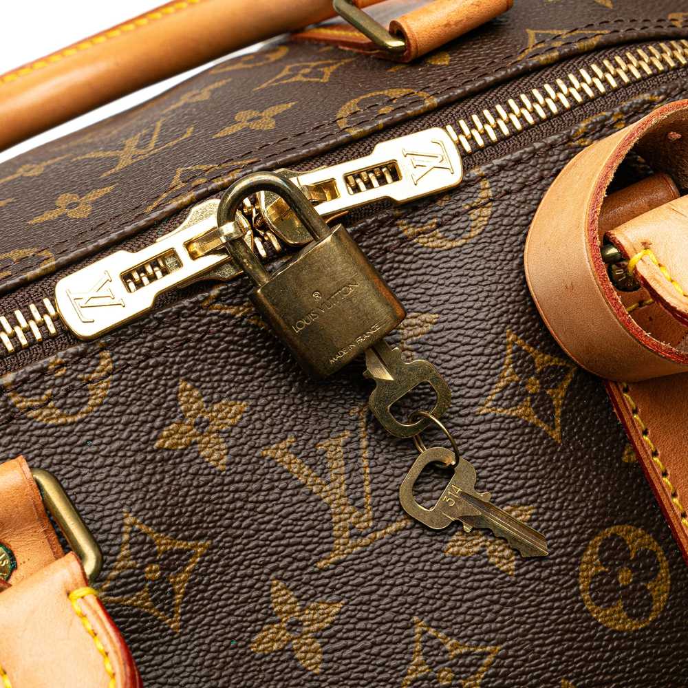 Brown Louis Vuitton Monogram Keepall Bandouliere … - image 7