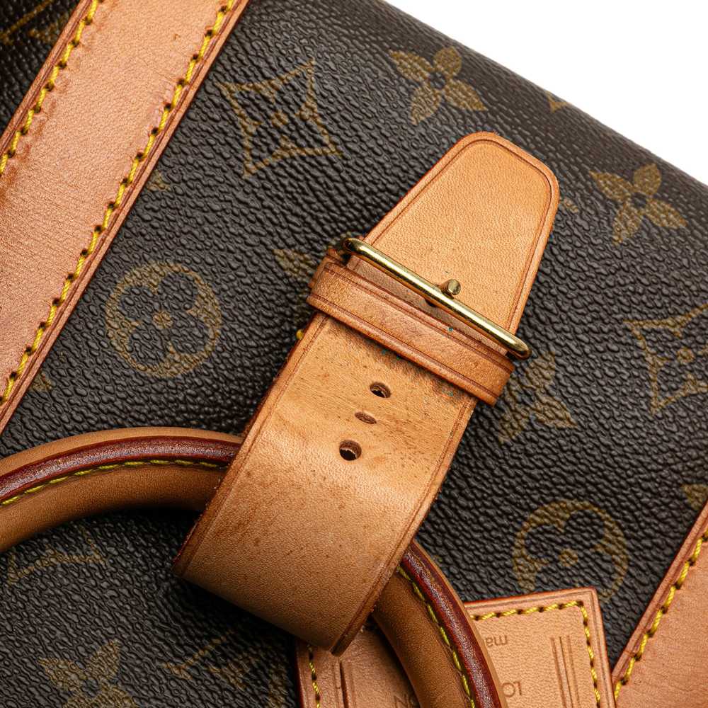 Brown Louis Vuitton Monogram Keepall Bandouliere … - image 8