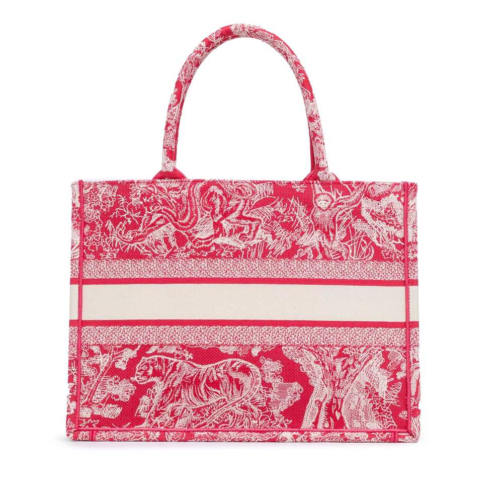 Pink Dior Medium Toile de Jouy Book Tote - image 2