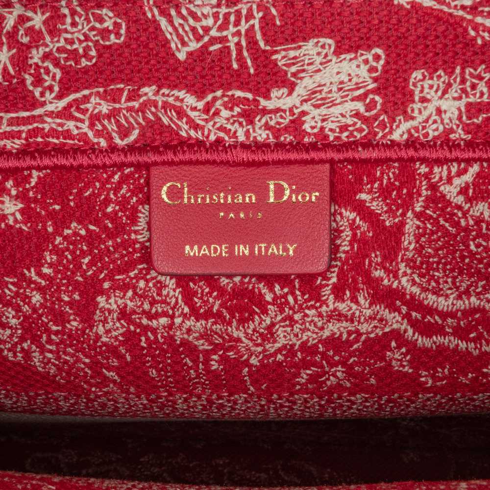 Pink Dior Medium Toile de Jouy Book Tote - image 5