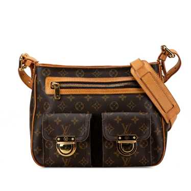 Brown Louis Vuitton Monogram Hudson GM Crossbody B