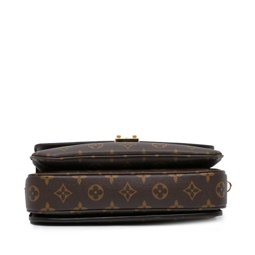 Brown Louis Vuitton Monogram Pochette Metis Satch… - image 3