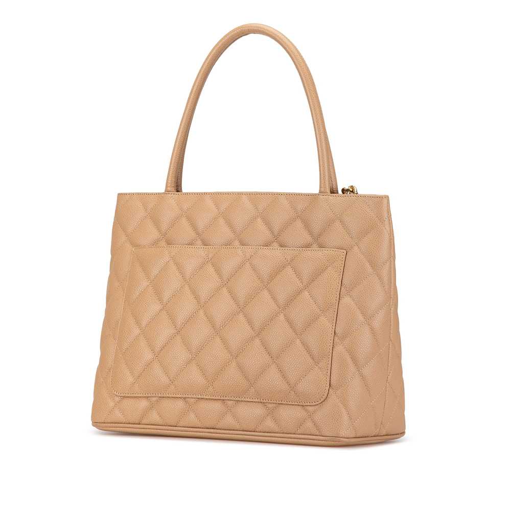 Brown Chanel Caviar Medallion Tote - image 2