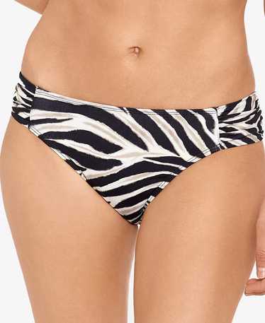 Ralph Lauren Women's Zebra Shirred Side Tab Hipste