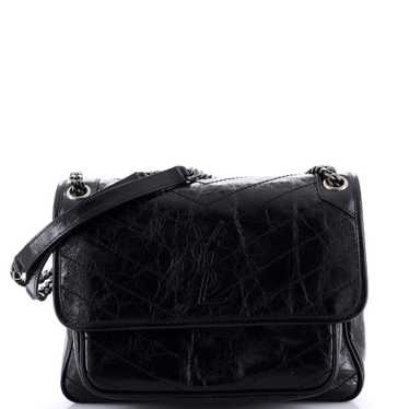 Saint Laurent Niki Chain Flap Bag Matelasse Chevr… - image 1